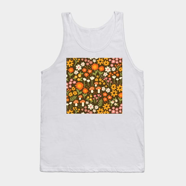 Garden Pattern Tank Top by Salty Siren Studios